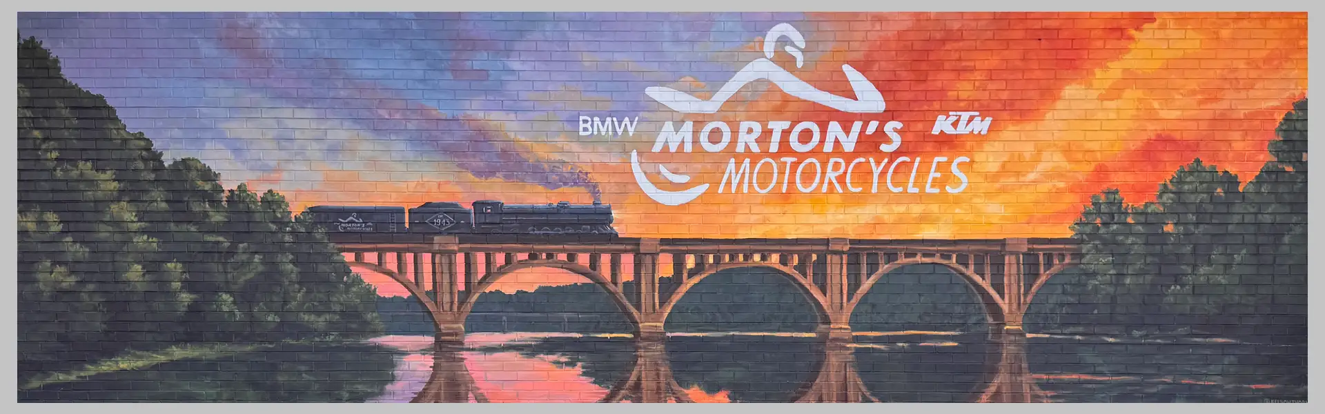 Mortons BMW Motorcycles | Mural Banner